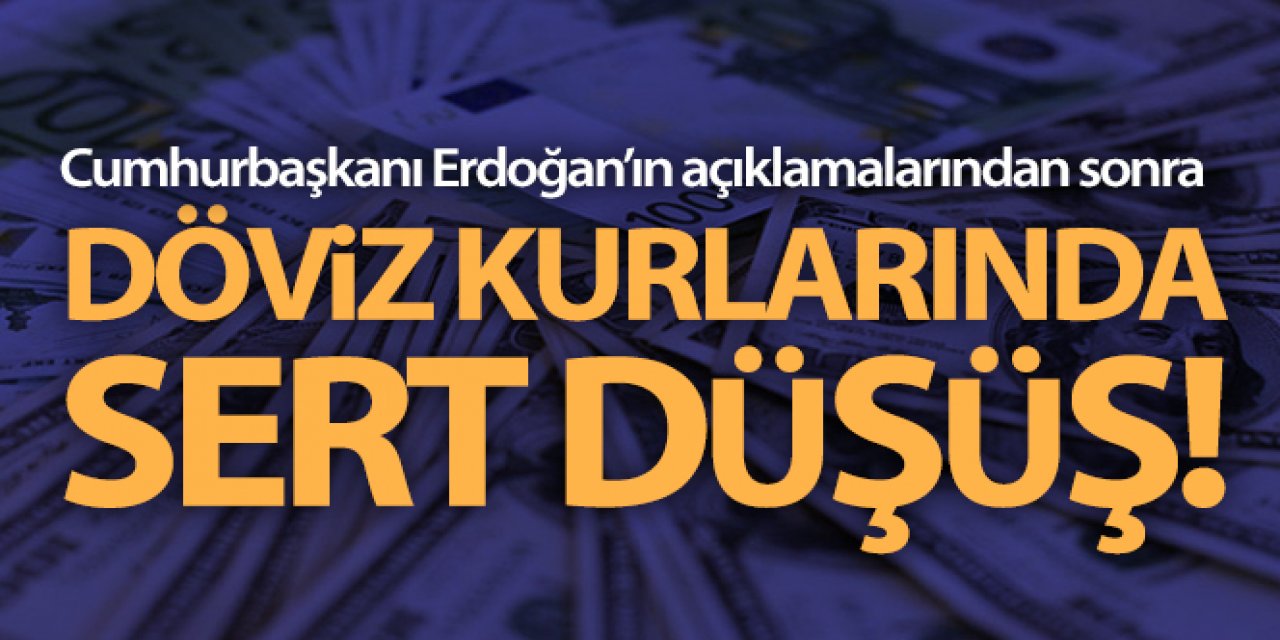 Dolar ve euroda sert düşüş!