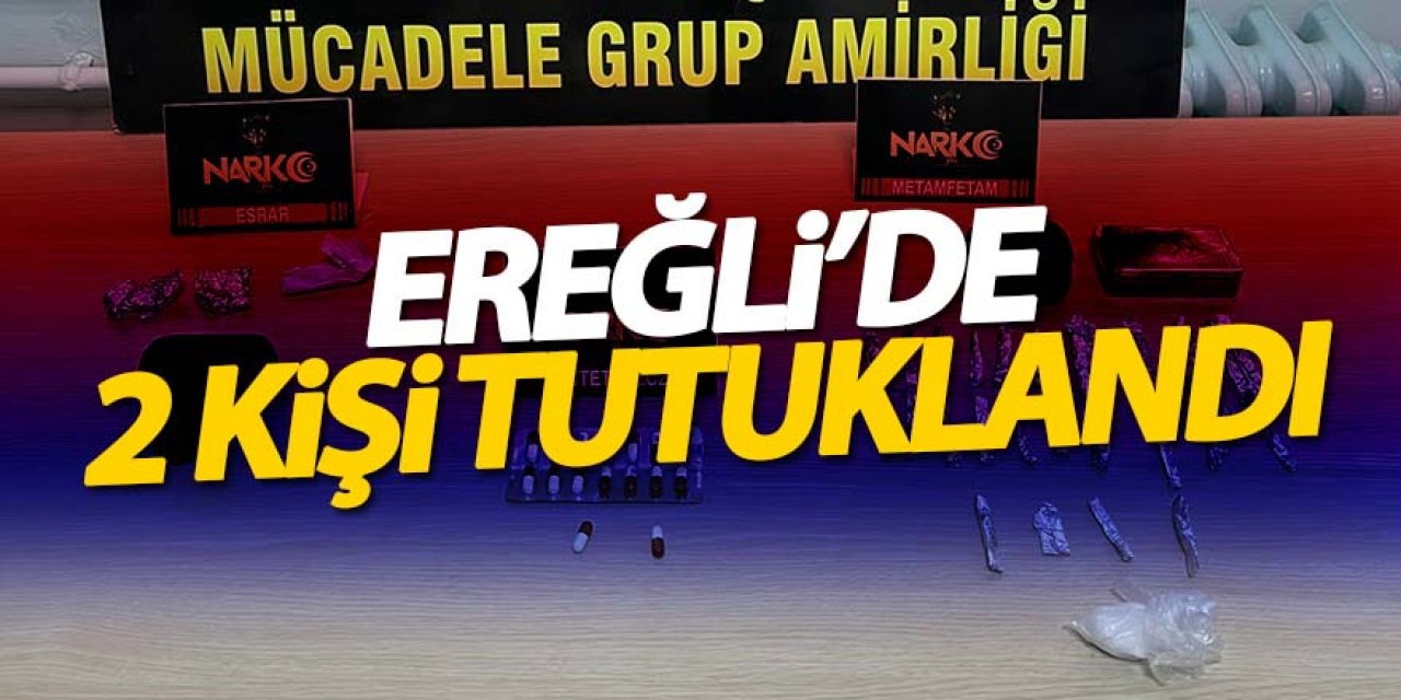 Ereğli'de iki kişi tutuklandı
