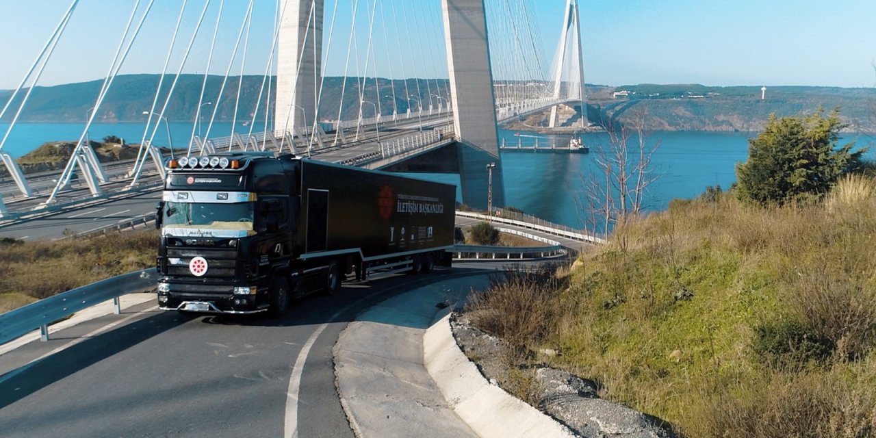 Cumhurbaşkanlığı İletişim Başkanlığının Dijital Tır’ı Aksaray’da