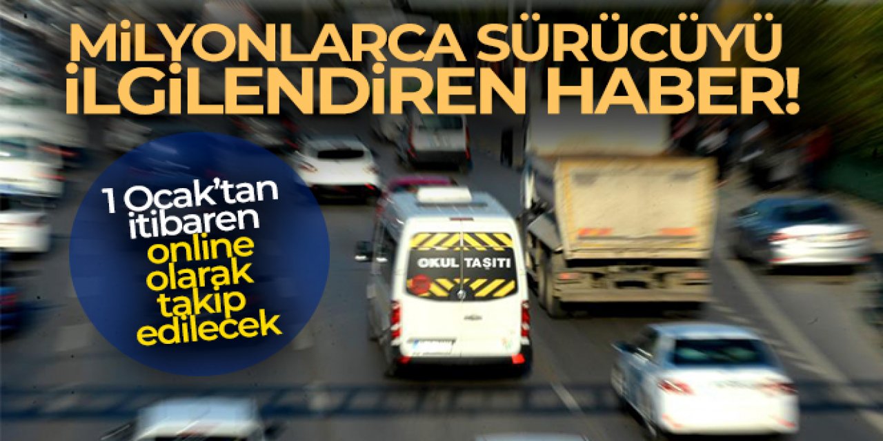 Milyonlarca sürücüyü ilgilendiren haber!