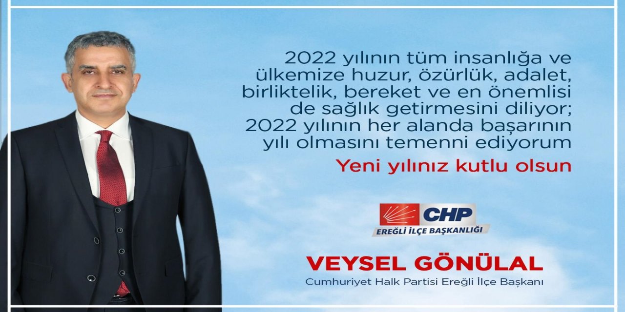 Başkan Gönülal’dan yeni yıl kutlama mesajı