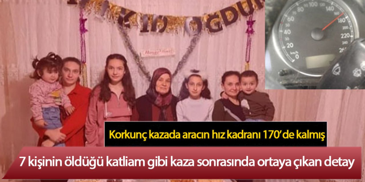 7 kişinin öldüğü korkunç kazada, hayatını kaybeden aile bireylerinin mezarlarında, bahçe için alınan briketler kullanıldı