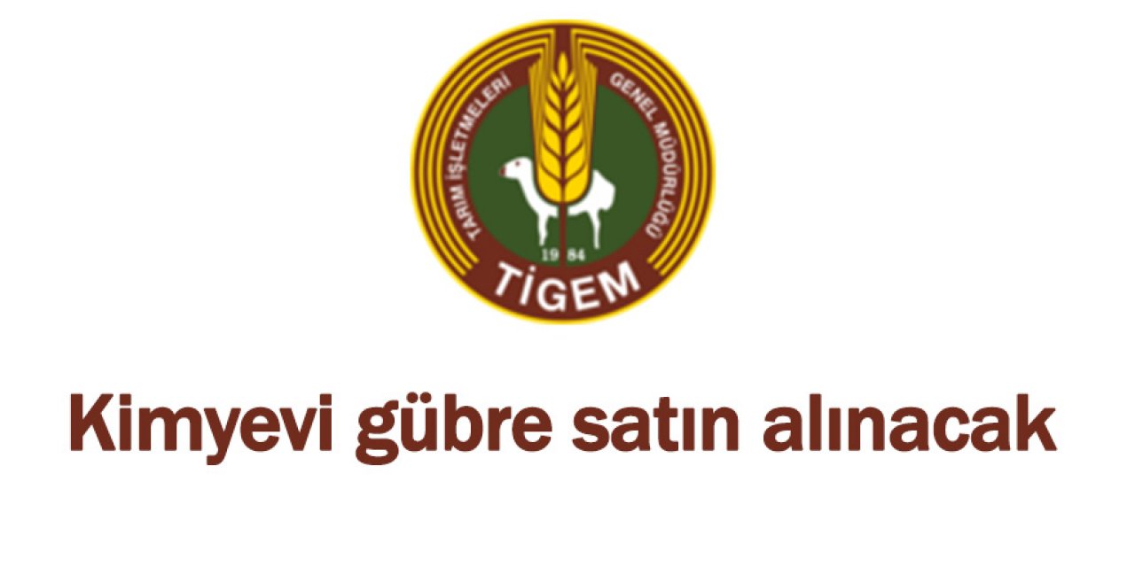 Kimyevi gübre satın alınacak