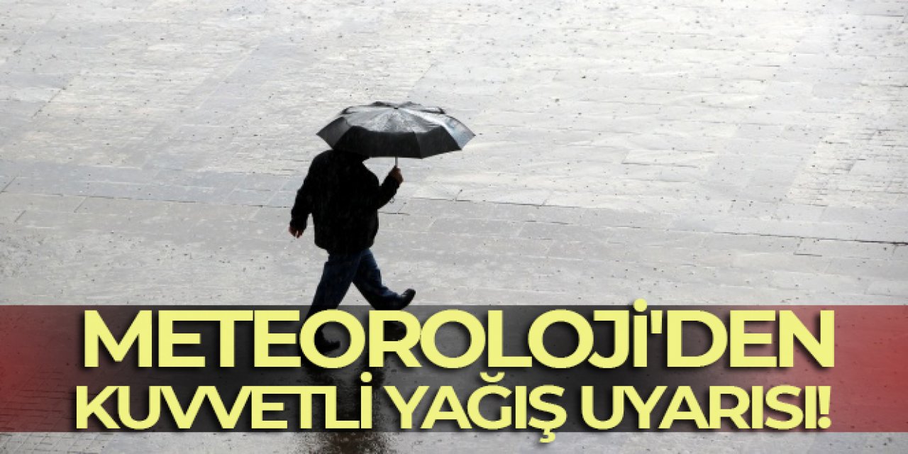 Meteoroloji'den kuvvetli yağış uyarısı! 8 Ocak yurtta hava durumu