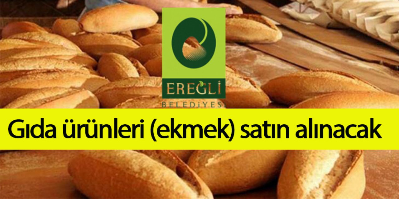 Gıda ürünleri (ekmek) satın alınacak