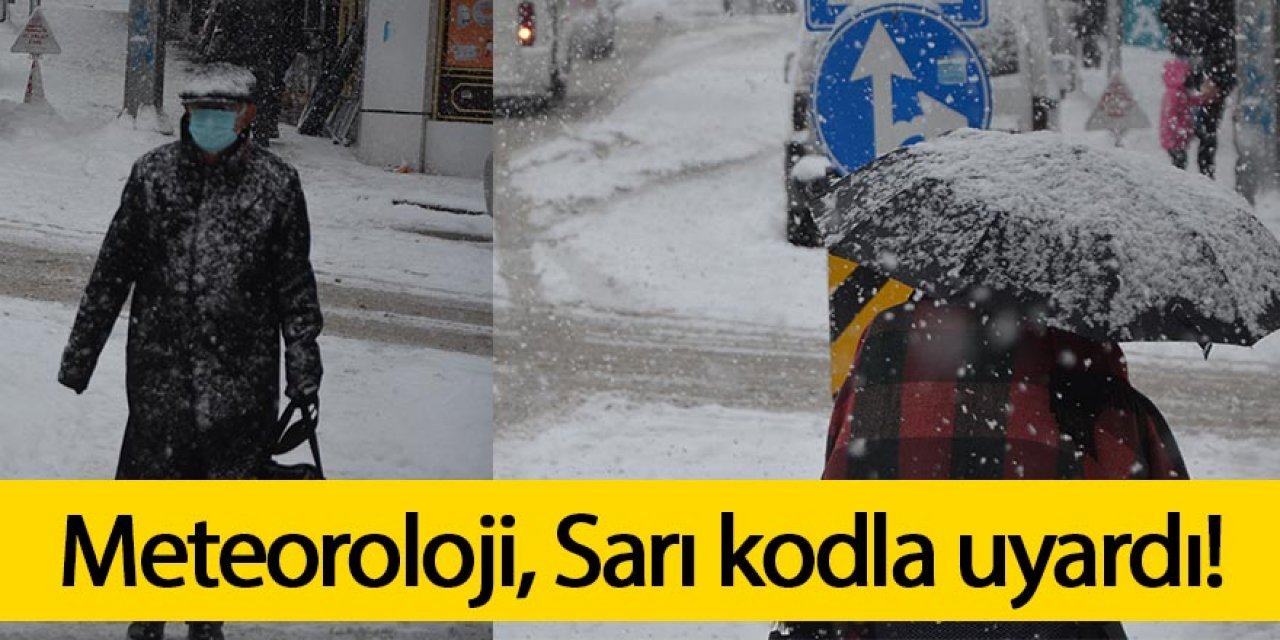 Meteorolojiden 48 il için sarı ve turuncu kodlu uyarı
