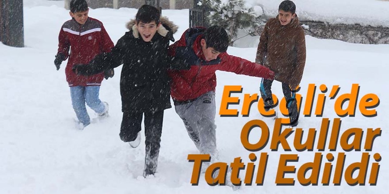 Ereğli’de yarın okullar tatil