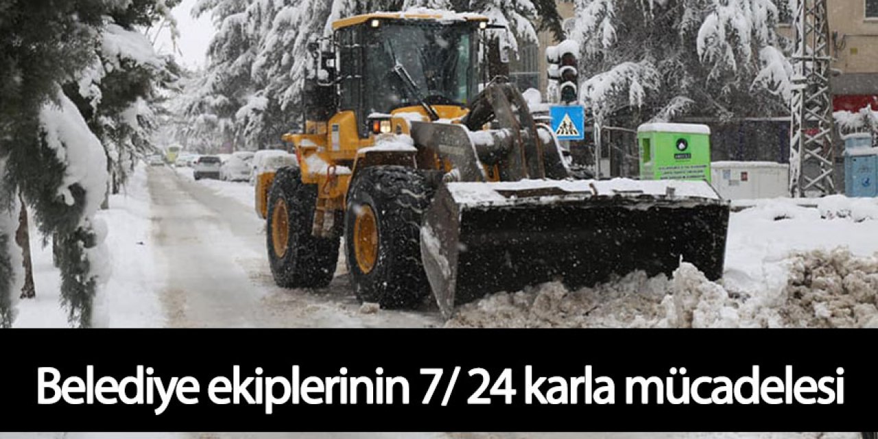 Belediye ekiplerinin çalışmaları hayır duası alıyor.