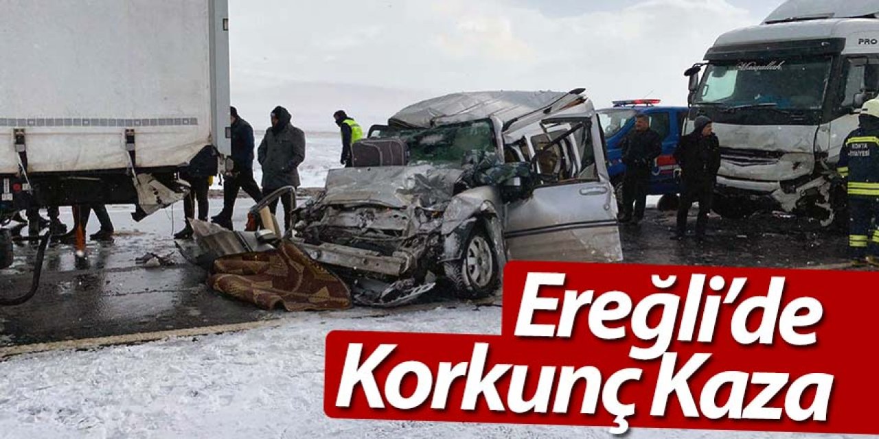 Konya'da zincirleme kaza: 4 yaralı