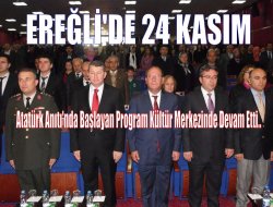 Ereğli’de 24 Kasım Kutlamaları