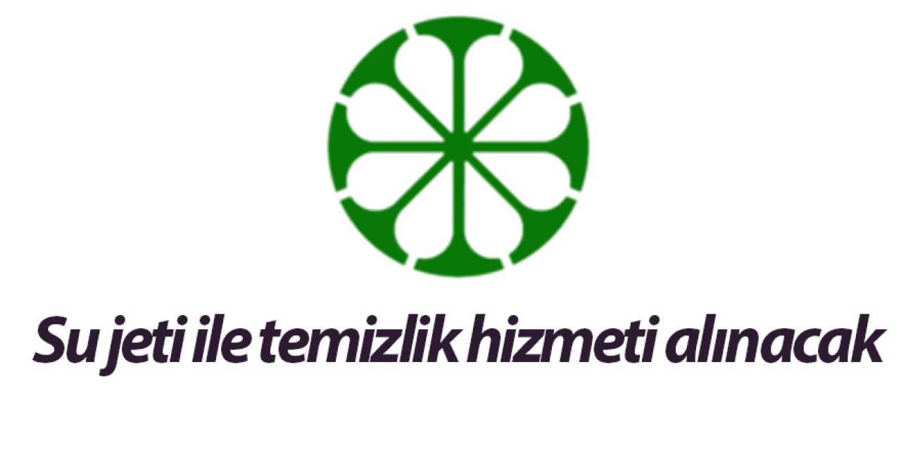 Su jeti ile temizlik hizmeti alınacak