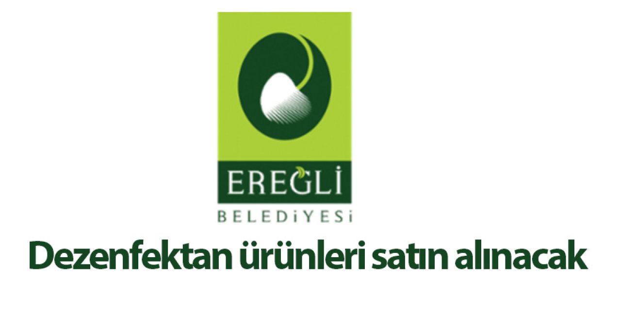 Dezenfektan ürünleri satın alınacak
