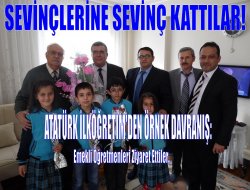 Atatürk Lisesi’nden emekli öğretmenlere ziyaret