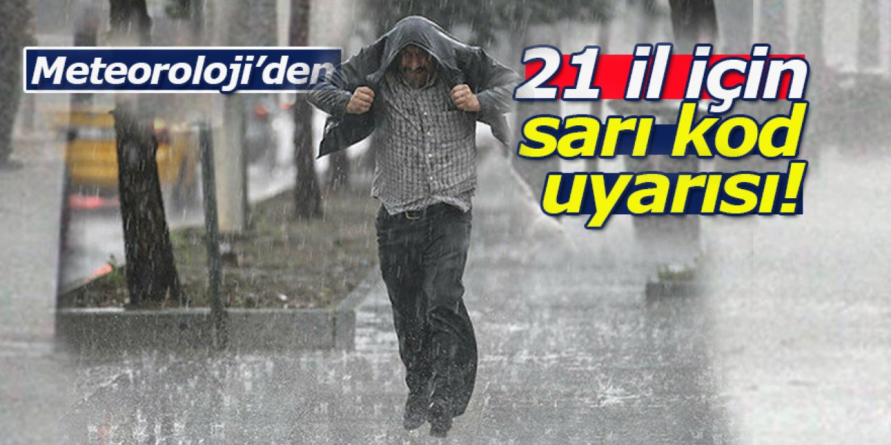 Fırtına ve sağanak yağış geliyor!