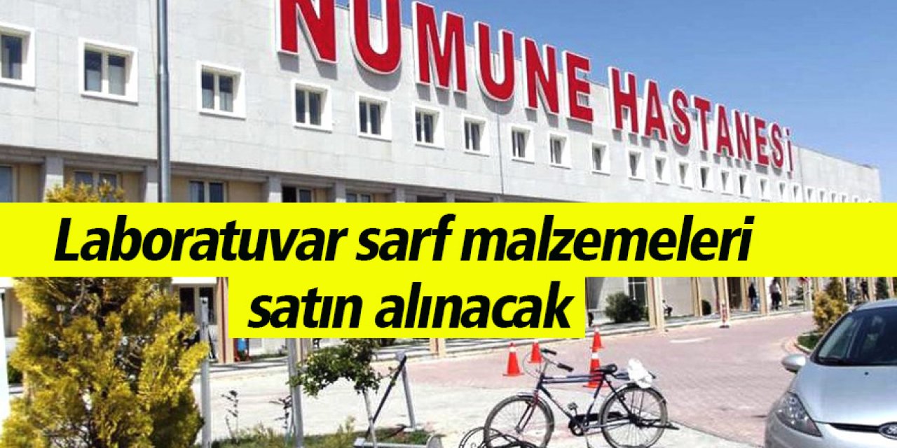 Laboratuvar sarf malzemeleri satın alınacak
