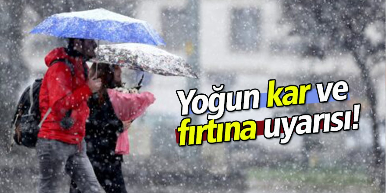 Yoğun Kar Yağışı Bekleniyor! 