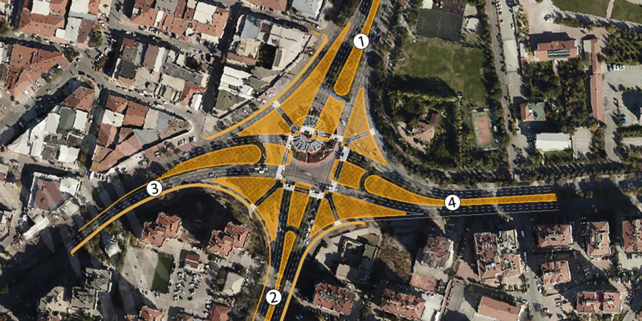 Büyükşehir’den Belh Kavşağı’nı Rahatlatacak Düzenleme