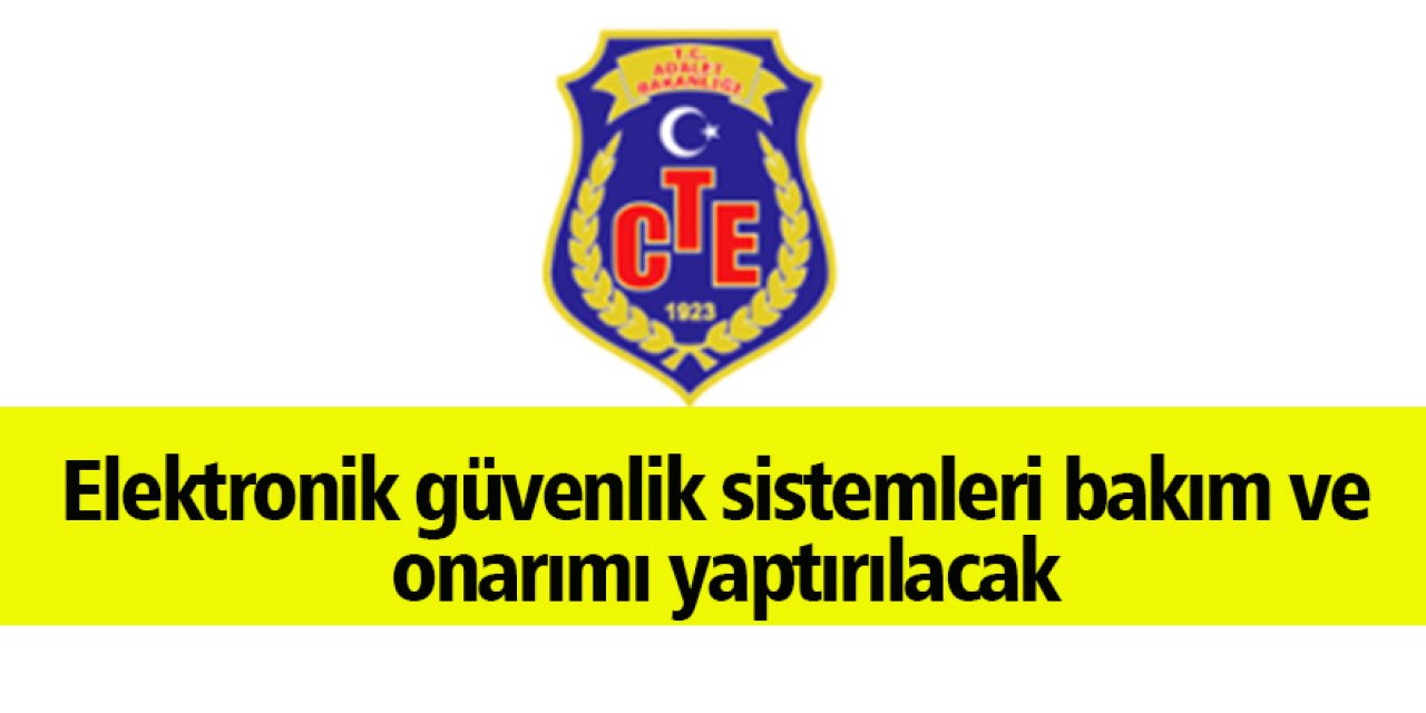 Elektronik güvenlik sistemleri bakım ve onarımı yaptırılacak