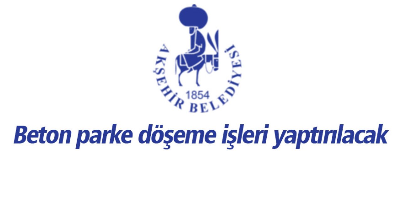 Beton parke döşeme işleri yaptırılacak