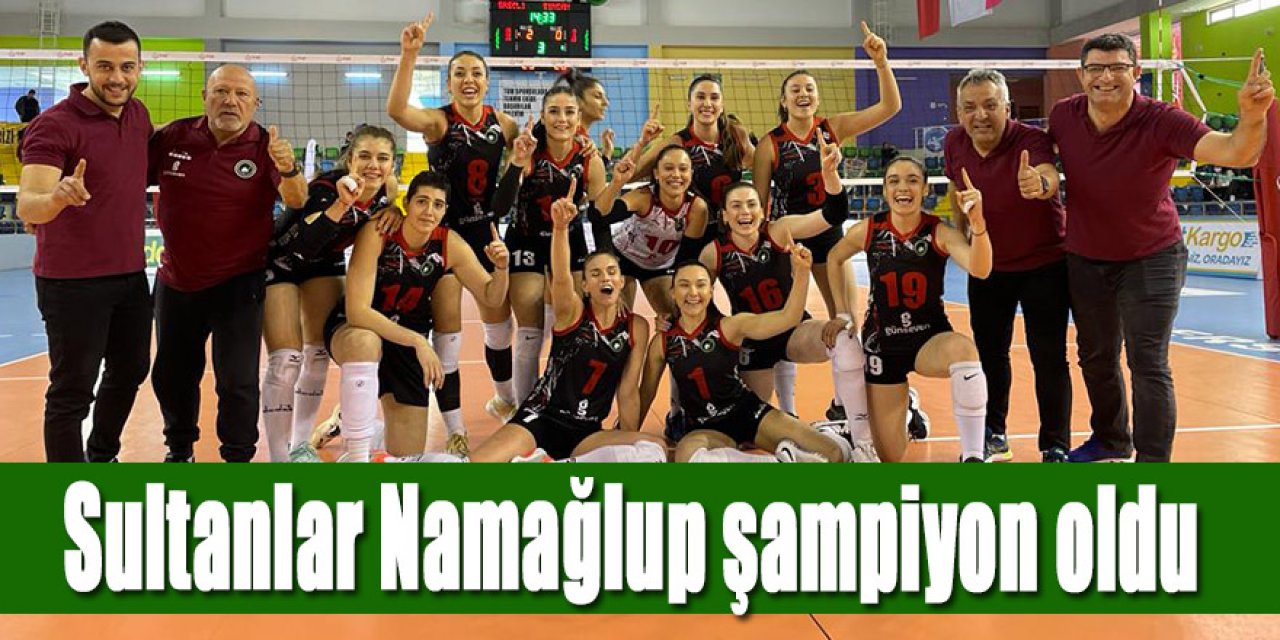 Sultanlar Namağlup şampiyon oldu