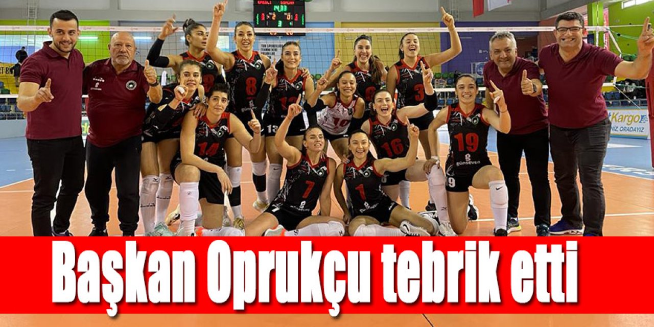 Başkan Oprukçu tebrik etti