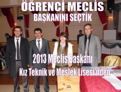 Ereğli’de Öğrenci Meclis Başkanı seçildi