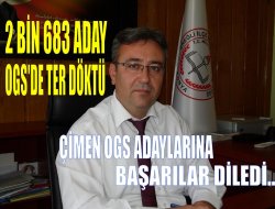 2 bin 685 öğrenci OGS’ de ter döktü