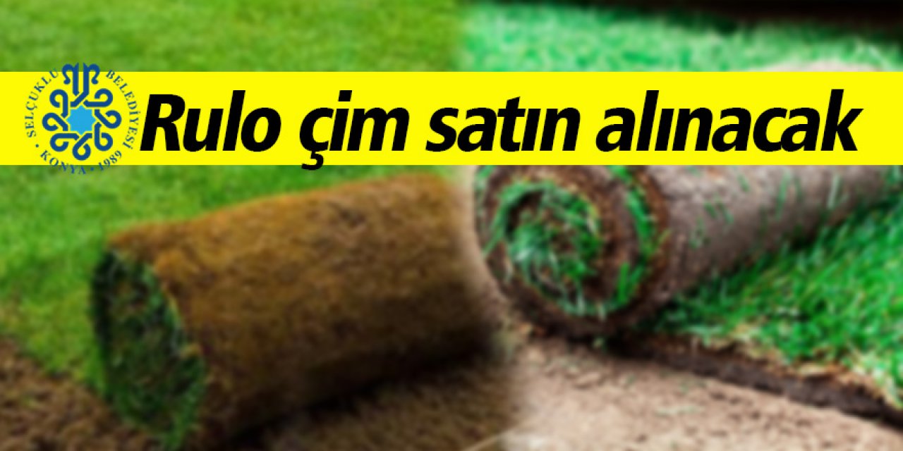 Rulo çim satın alınacak