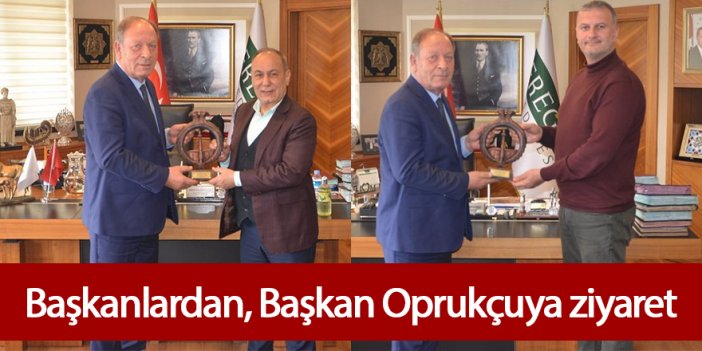 Başkanlardan, Başkan Oprukçuya ziyaret