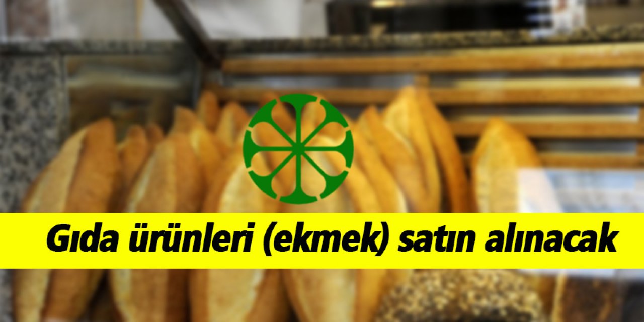 Gıda ürünleri (ekmek) satın alınacak