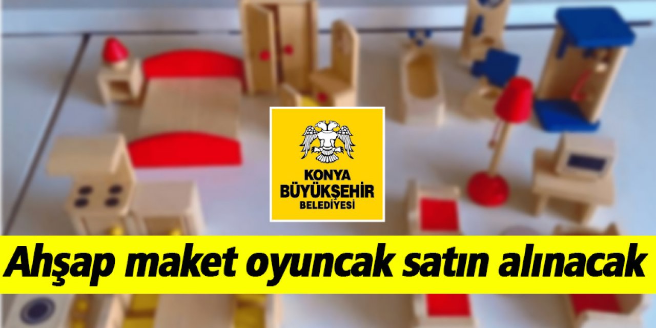 Ahşap maket oyuncak satın alınacak
