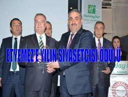 Etyemez'e yılın siyasetçisi ödülü