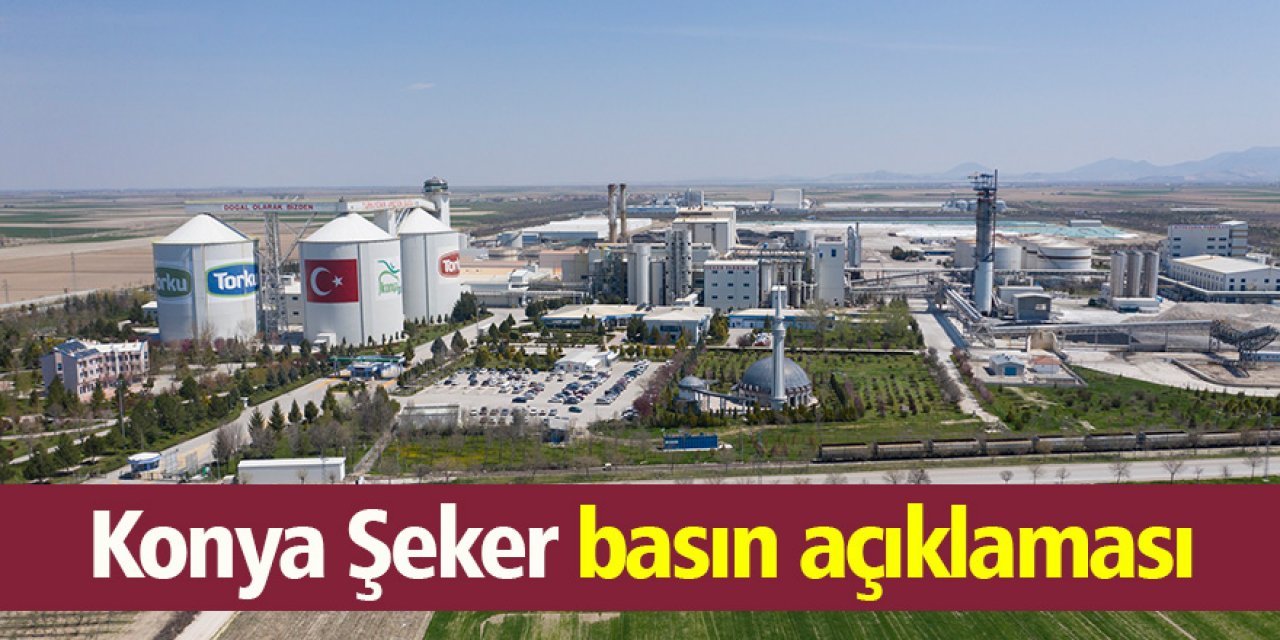 Konya Şeker basın açıklaması