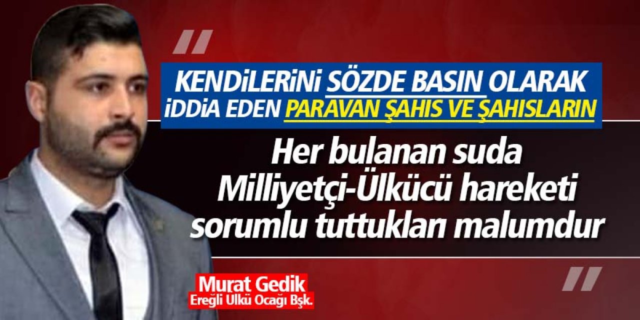 “SÖZDE BASIN, PARAVAN ŞAHISLAR”