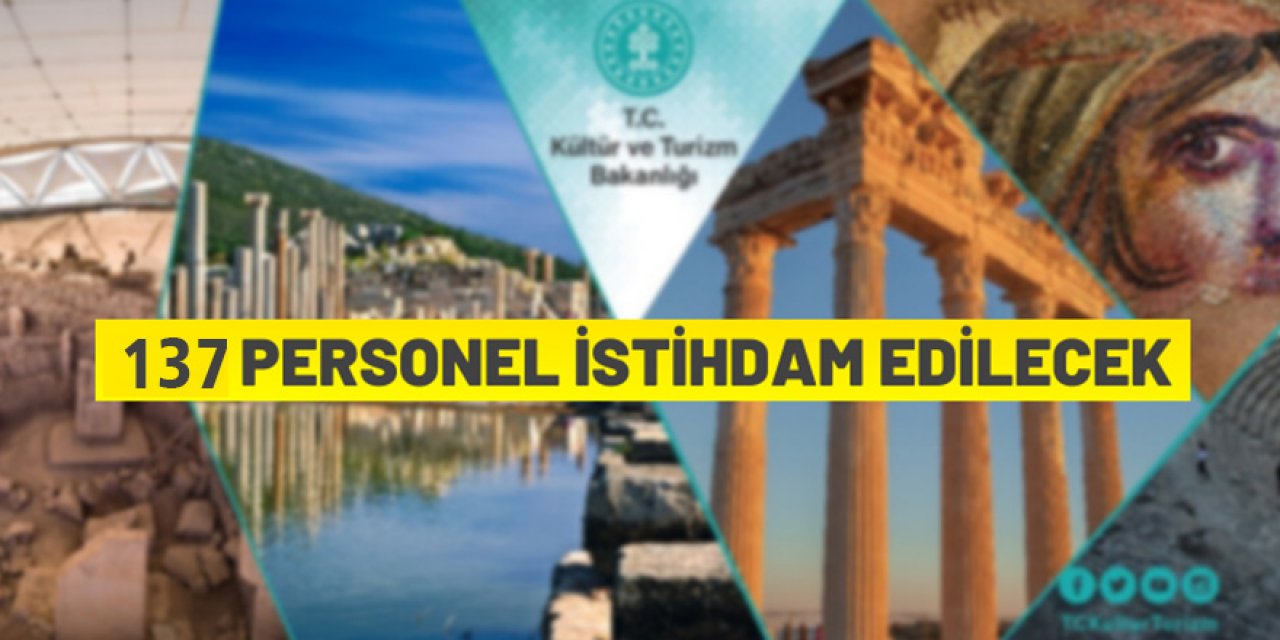 Kültür ve Turizm Bakanlığı sözleşmeli personel alacak