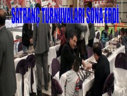 Satranç turnuvaları sona erdi