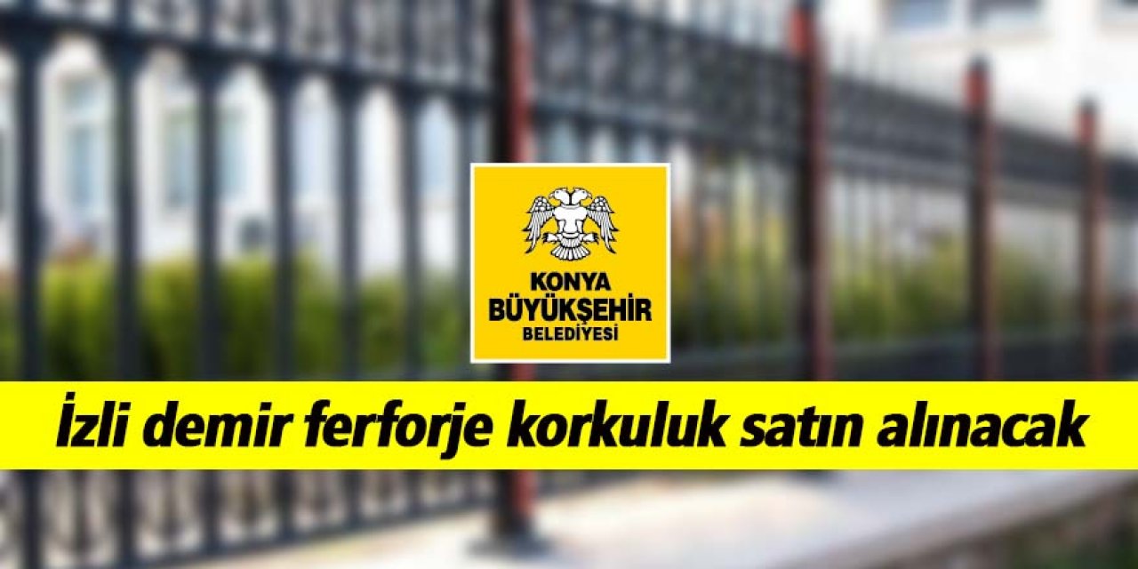 İzli demir ferforje korkuluk satın alınacak