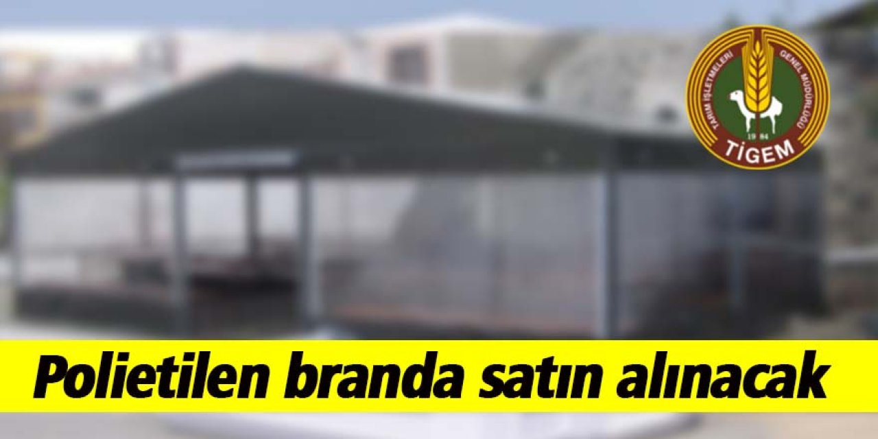 Polietilen branda satın alınacak
