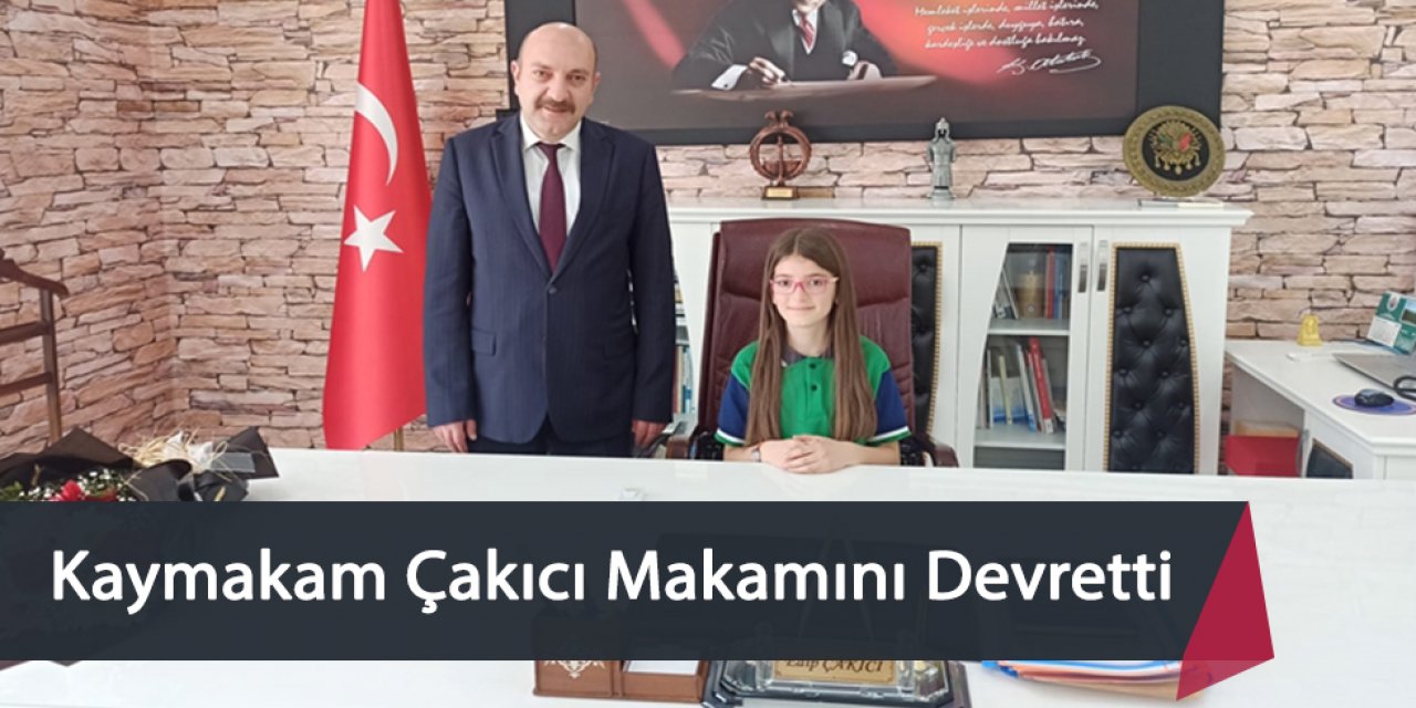 Kaymakam Çakıcı Makamını Devretti 