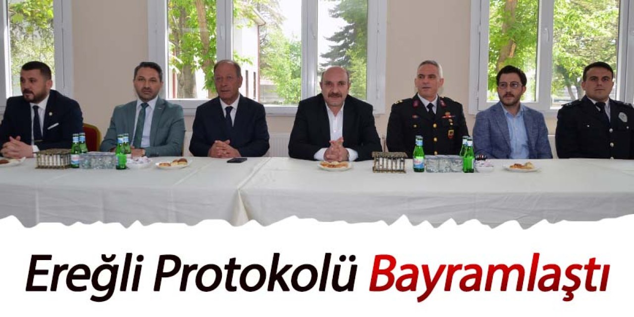 Ereğli Protokolü Bayramlaştı