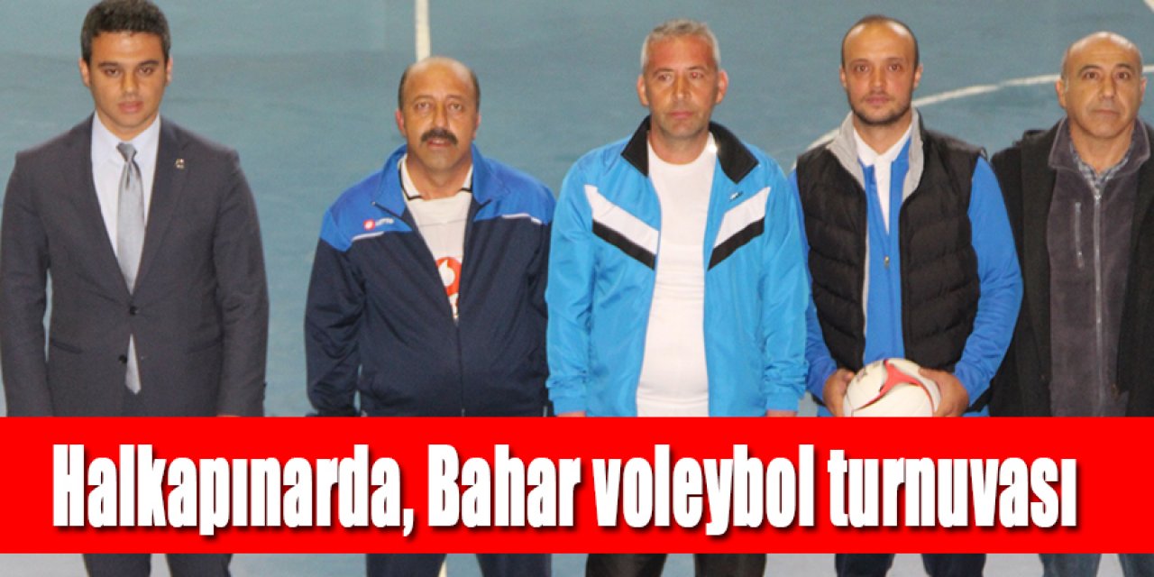 Halkapınar’da, Bahar voleybol turnuvası başladı