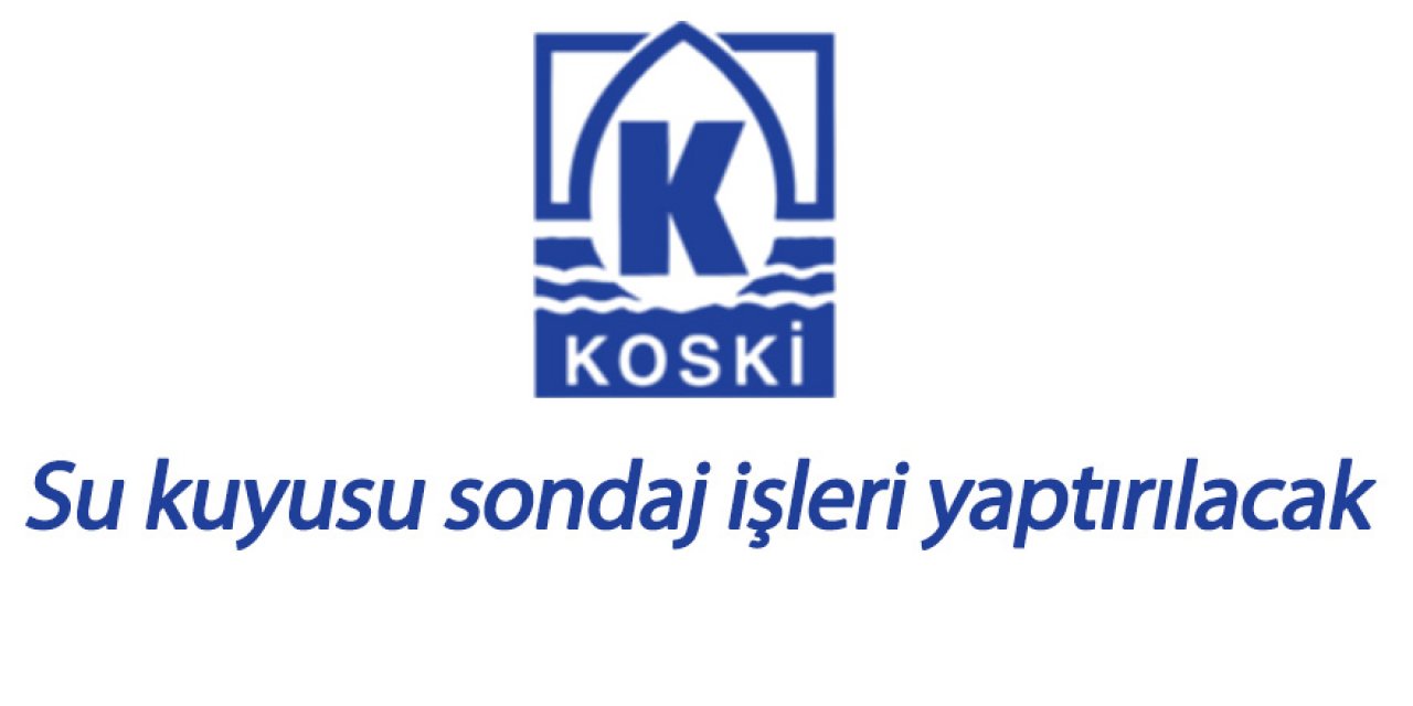 Su kuyusu sondaj işleri yaptırılacak