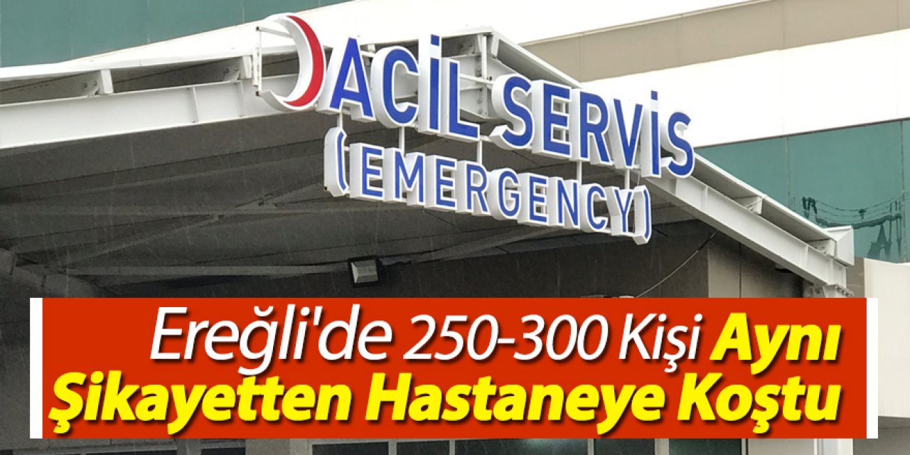 Ereğli'de yaklaşık 250 kişi hastanelik oldu