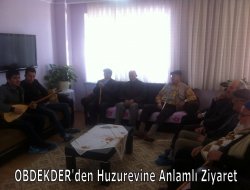 ODBEKTER’ den Huzurevine anlamlı ziyaret
