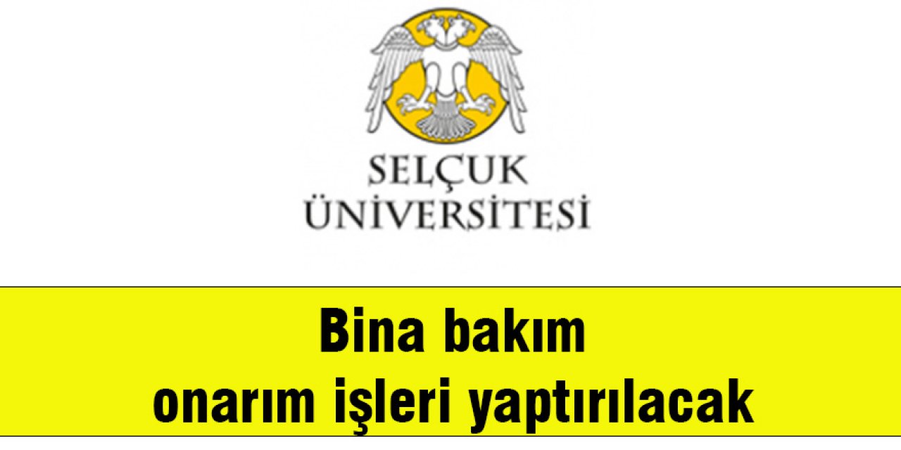 Bina bakım-onarım işleri yaptırılacak