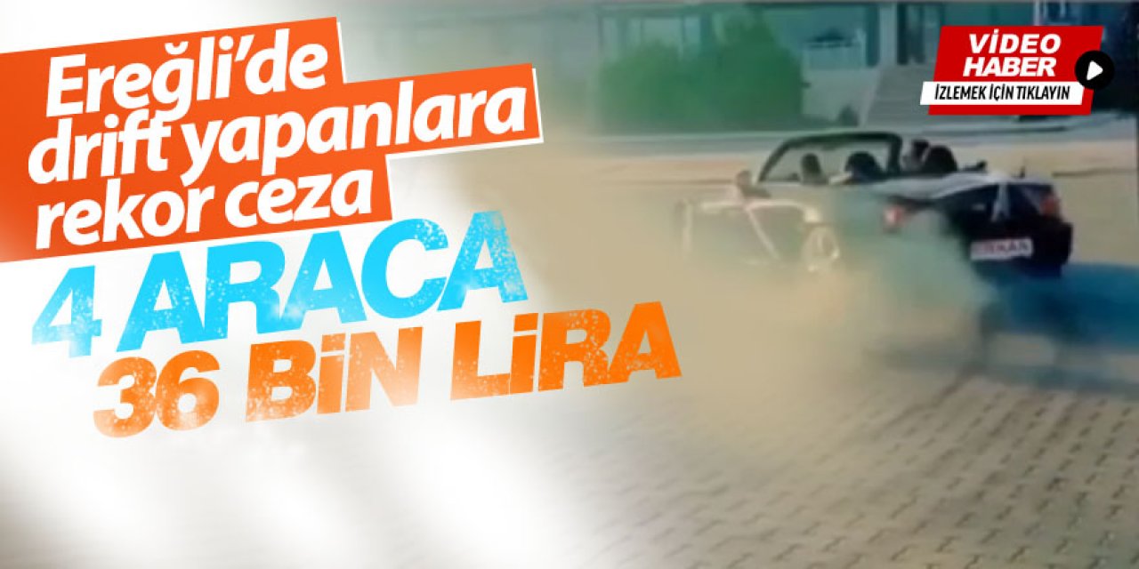 DÜĞÜNDE DRİFT ATMAK PAHALIYA MAL OLDU: 36.500 TL CEZAİ İŞLEM UYGULANDI