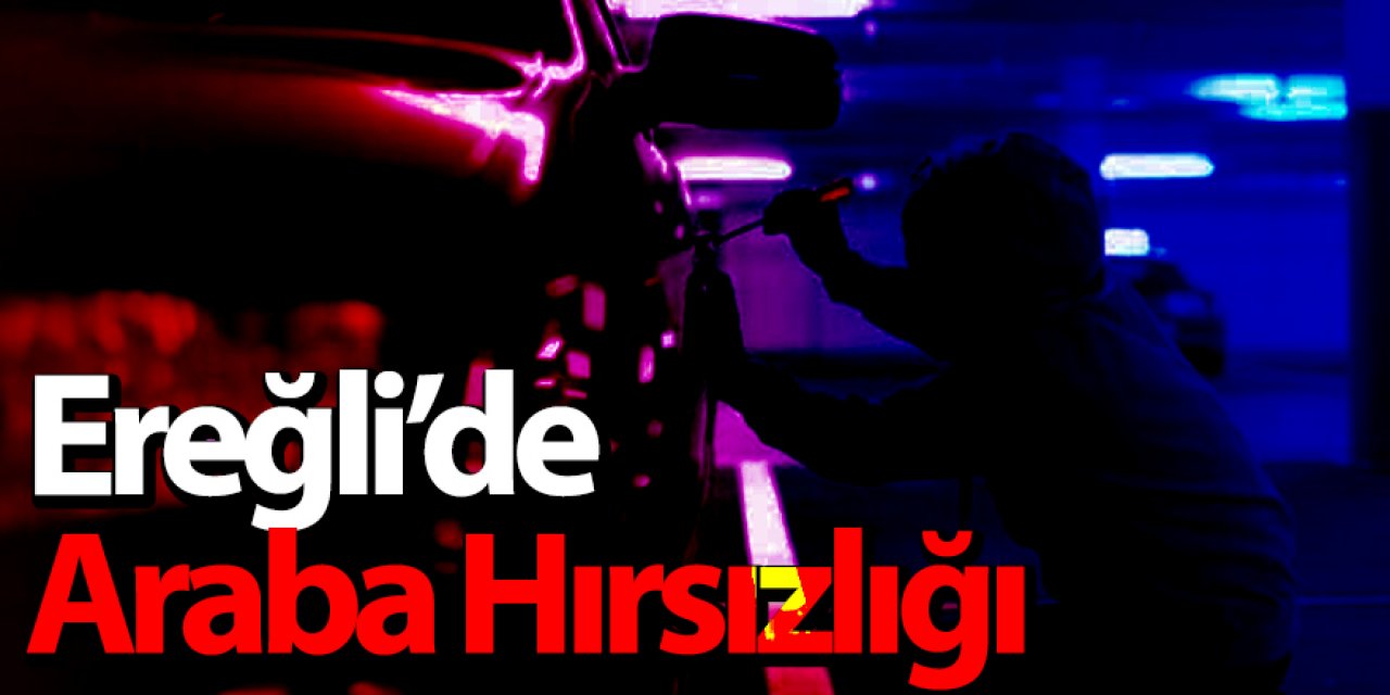 Ereğli’de polis hırsızları kovalamaca sonucu yakaladı