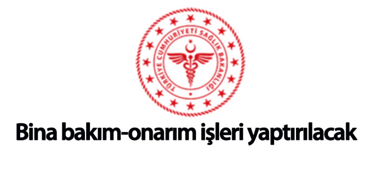 Bina bakım-onarım işleri yaptırılacak