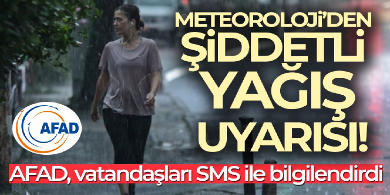 Bayramın ikinci günü için şiddetli yağış uyarısı!