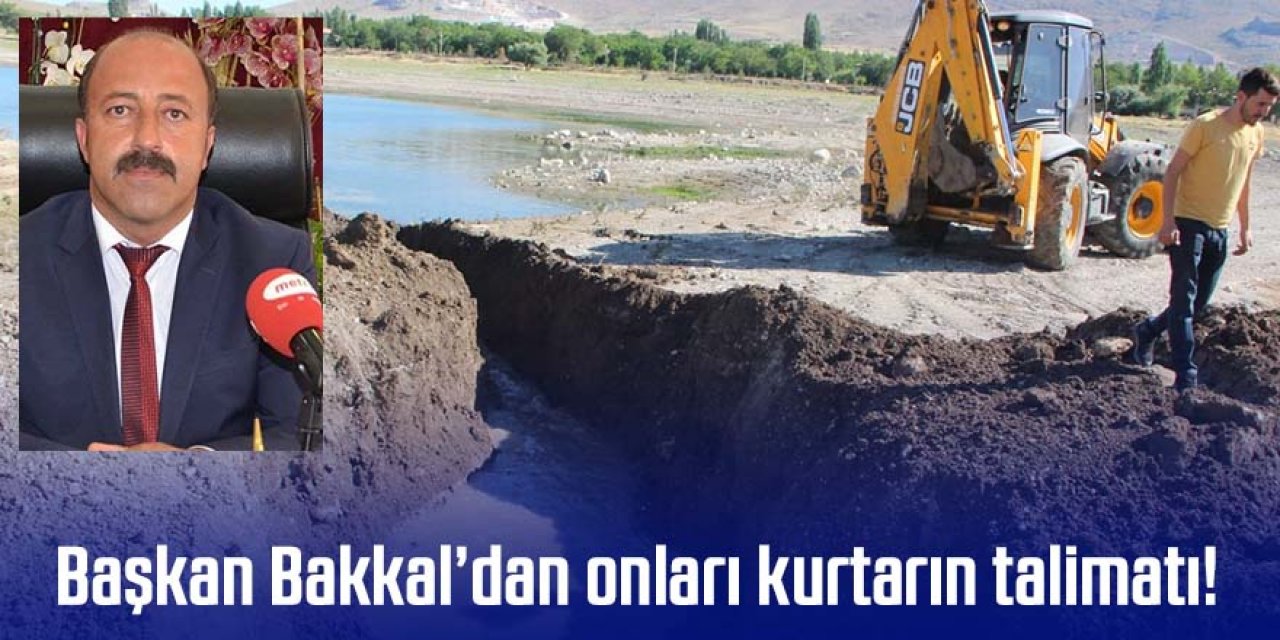 Başkan Bakkal’dan mahsur kalan balıkları kurtarın talimatı